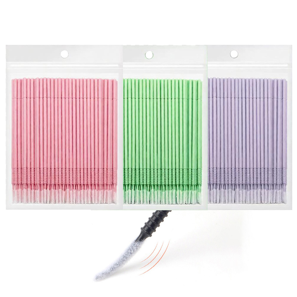 Eyelash Extension Glue Remover - 500 szt. Patyczków do czyszczenia rzęs,