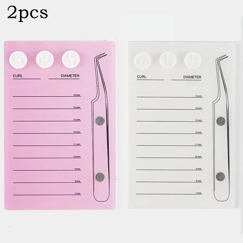Eyelash Extension Menu - Akrylowy uchwyt na rzęsy, tacka na