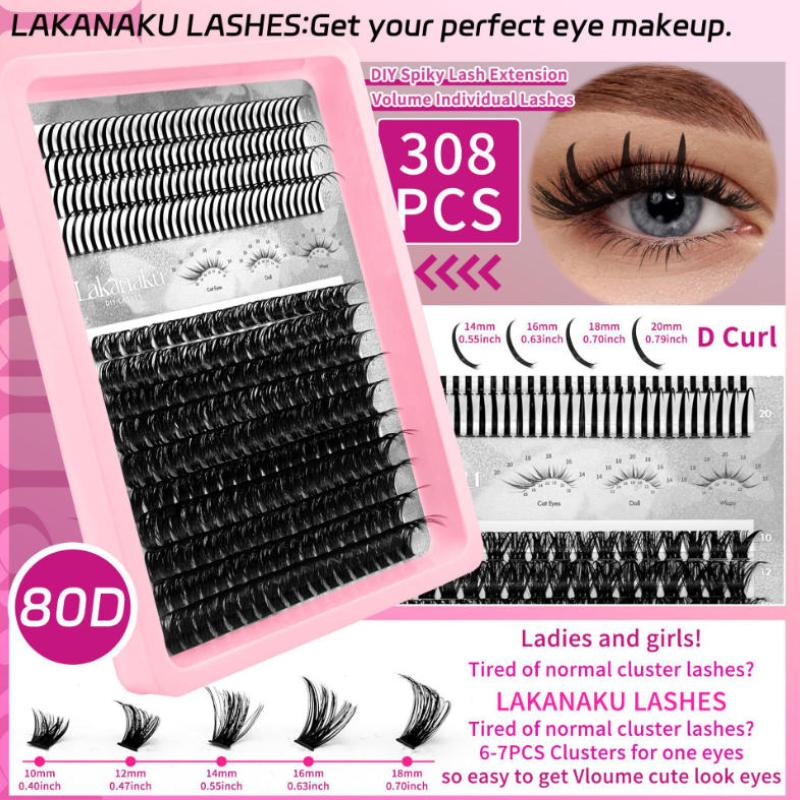 Eyelash Extension Wispy - 1 Zestaw DIY Pojedyncze Rzęsy Wispy