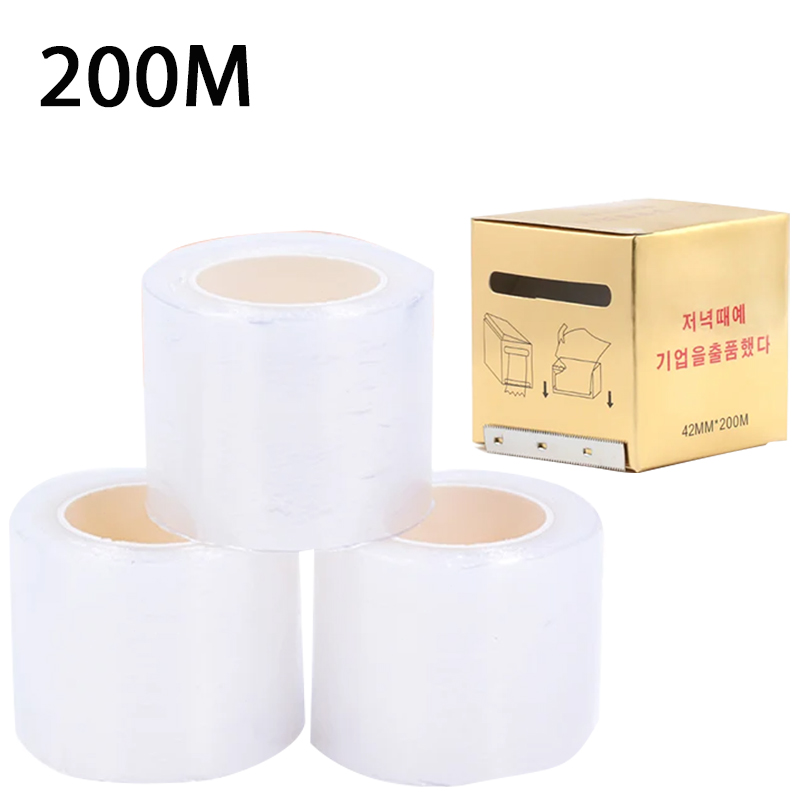 Eyelash Extension Glue Remover - 200m przezroczysta folia do makijażu wargi