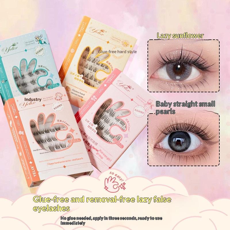Eyelash Extension Glue - 7 rzędów samoprzylepnych rzęs bez kleju,