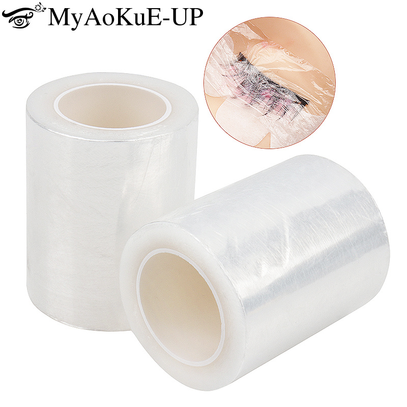 Eyelash Extension Glue Remover - 200 m/rolka przezroczysta folia do makijażu