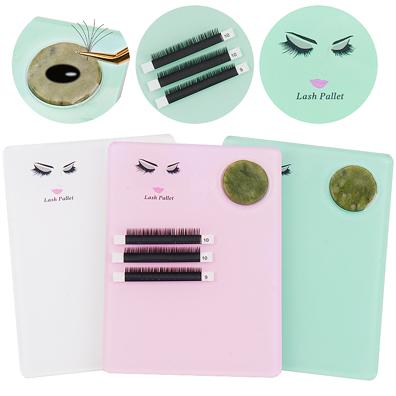 1 sztuk akrylowy jadeitowy kam – Lash Tile Palette recenzja i cena
