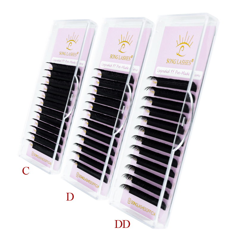 SONG LASHES Nowe gotowe wentyl – Eyelash Extension C Curl recenzja i cena