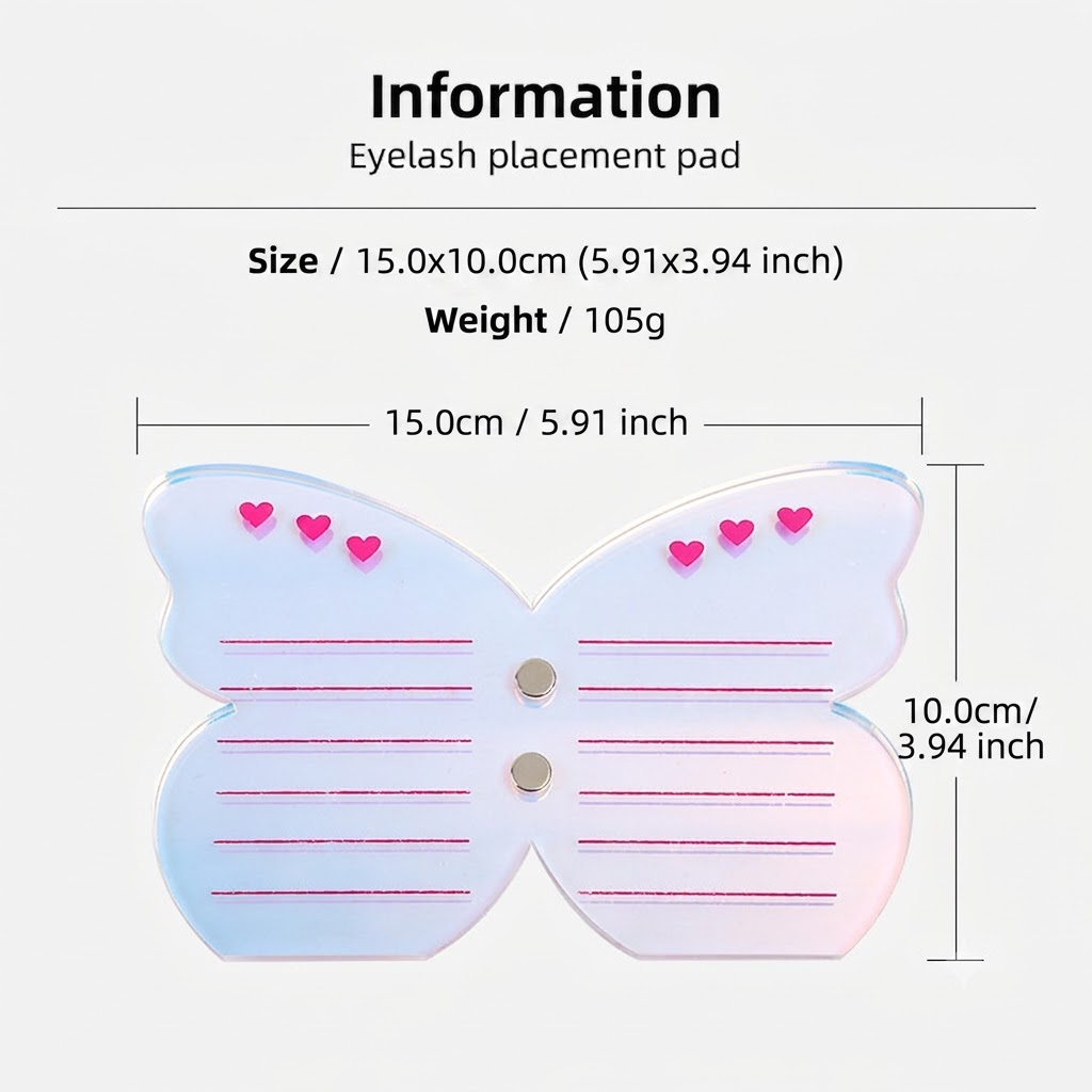 Ulepszona paleta do przedłużan – Eyelash Extension Menu recenzja i cena