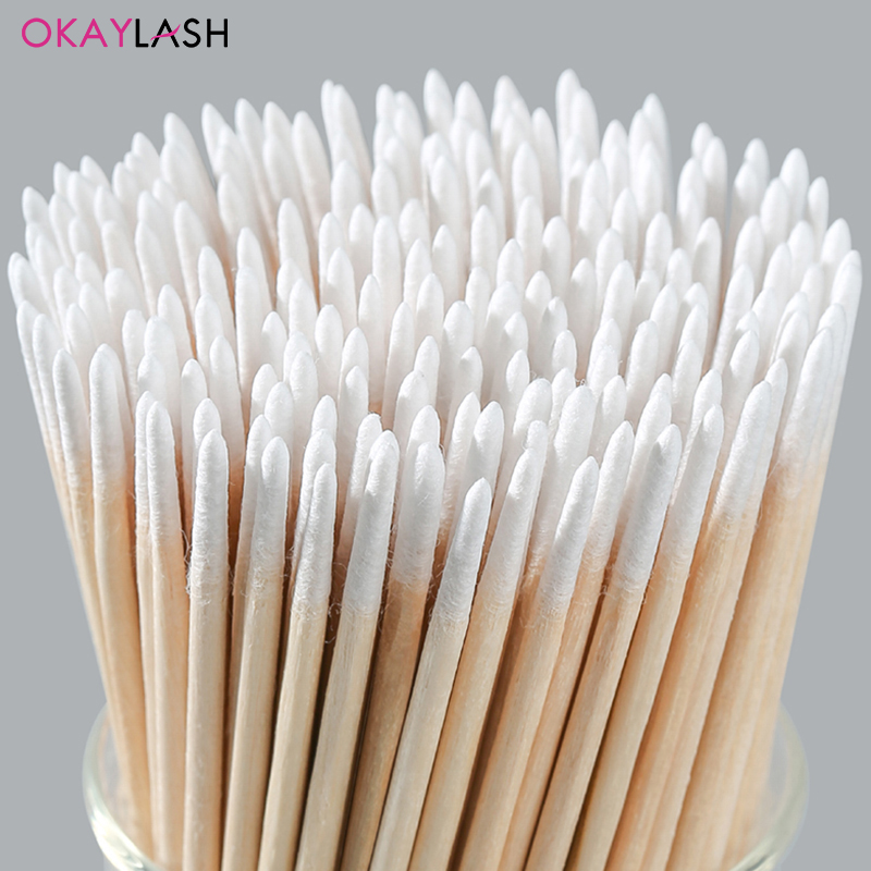300/100pcs naturalnie drewnian – Eyelash Extension Glue Remover recenzja i cena