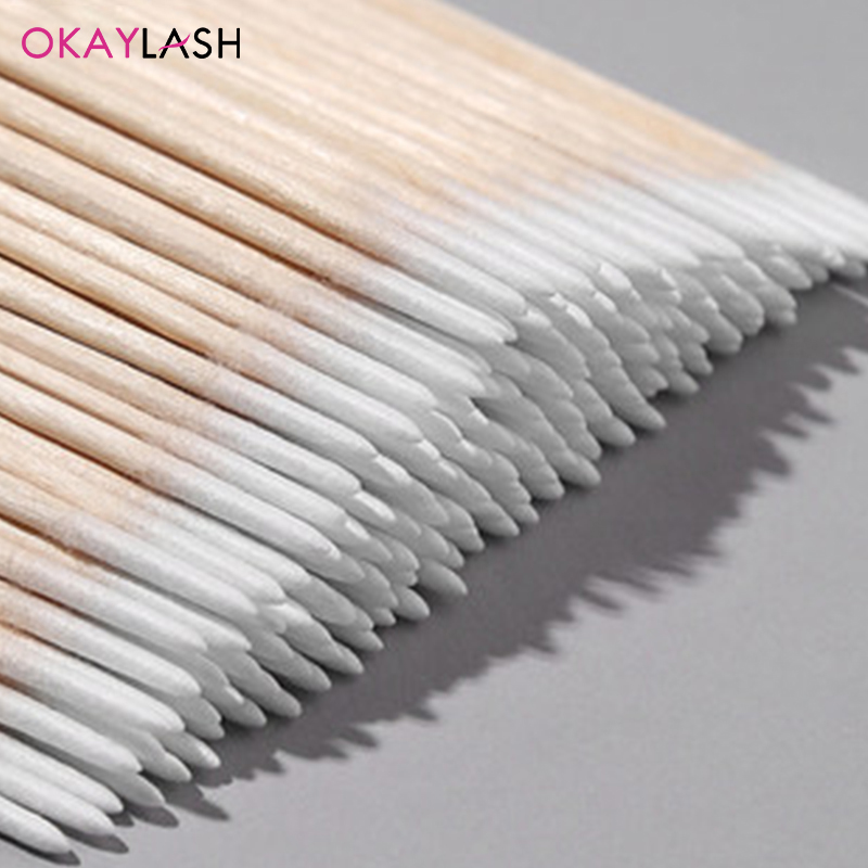 300/100pcs naturalnie drewnian – Eyelash Extension Glue Remover recenzja i cena