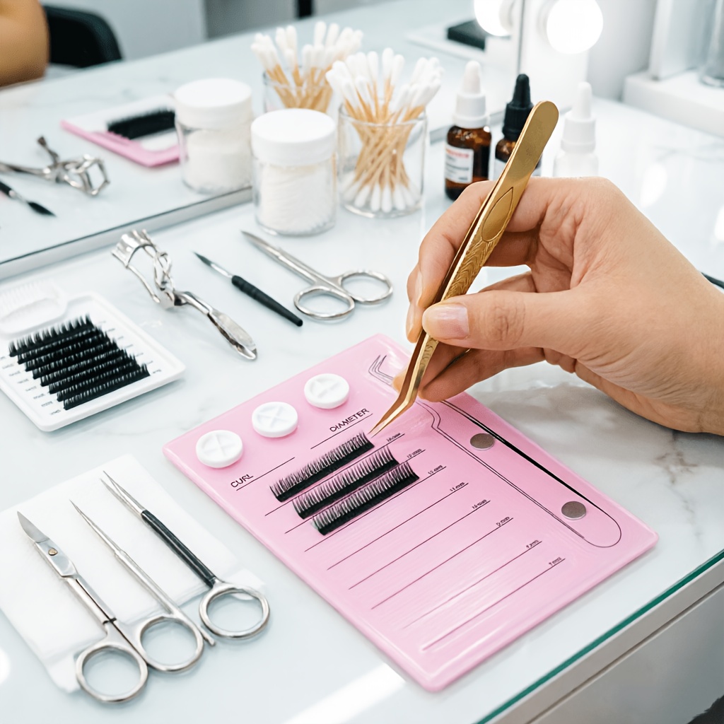 Magnetyczna akrylowa paleta do – Eyelash Extension Menu recenzja i cena