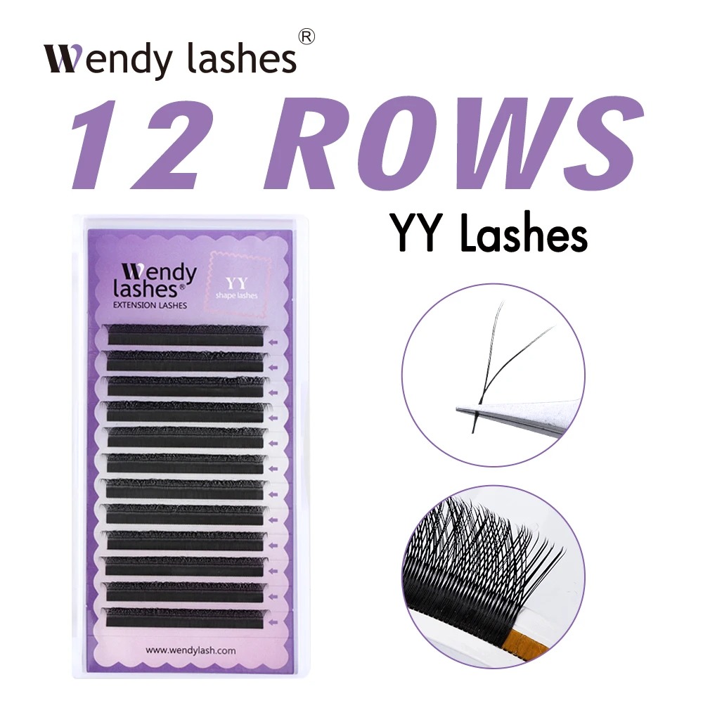 WENDY 2D YY Shape C/D Curl Eya – Eyelash Extension C Curl recenzja i cena