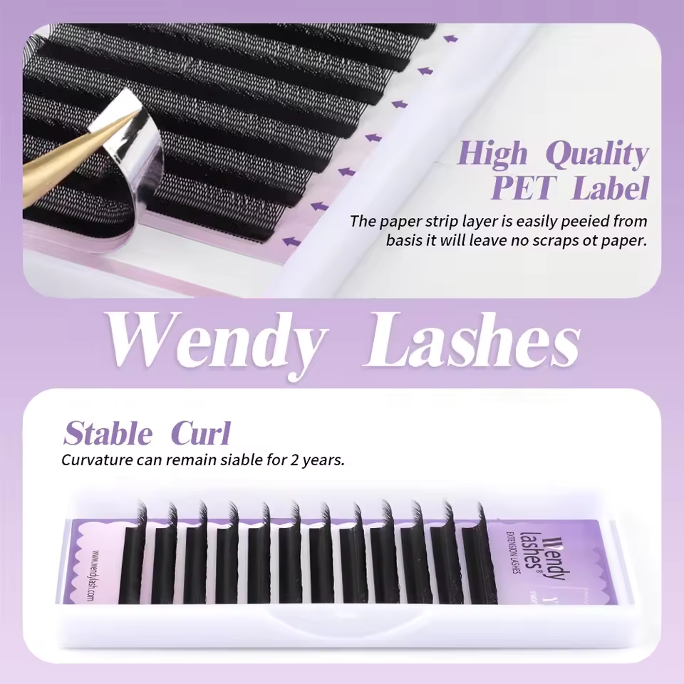 WENDY 2D YY Shape C/D Curl Eya – Eyelash Extension C Curl recenzja i cena