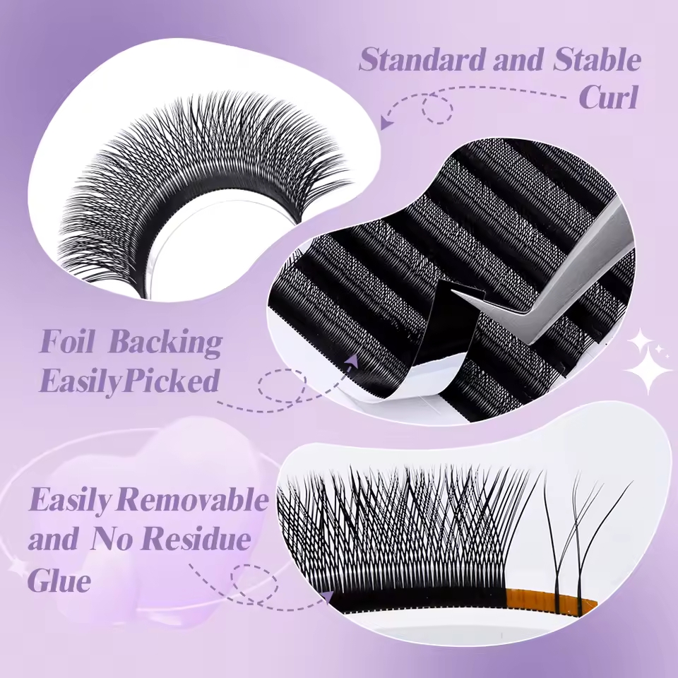 WENDY 2D YY Shape C/D Curl Eya – Eyelash Extension C Curl recenzja i cena