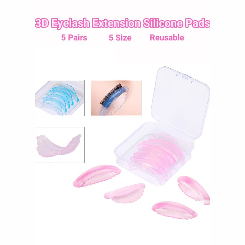 5 Par Silikonowych Podkładek d – Eyelash Extension C Curl recenzja i cena
