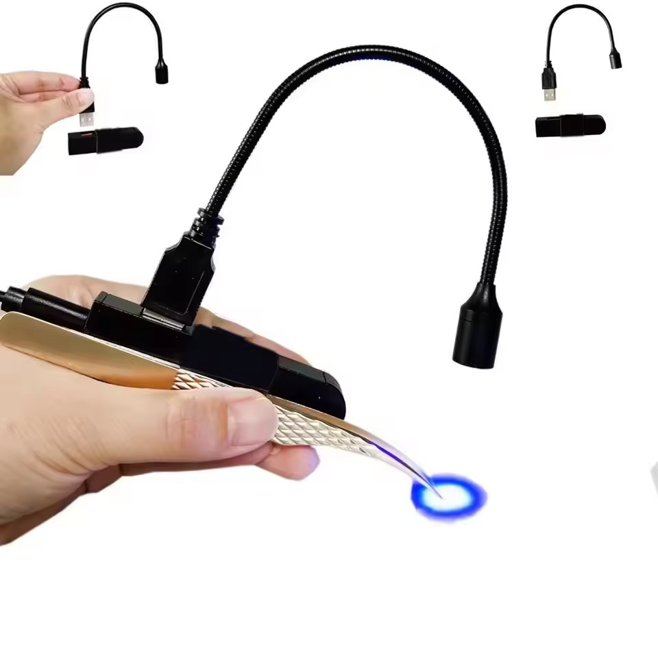 Głowica lampy USB, ręczne pęse – Eyelash Extension Uv Glue recenzja i cena