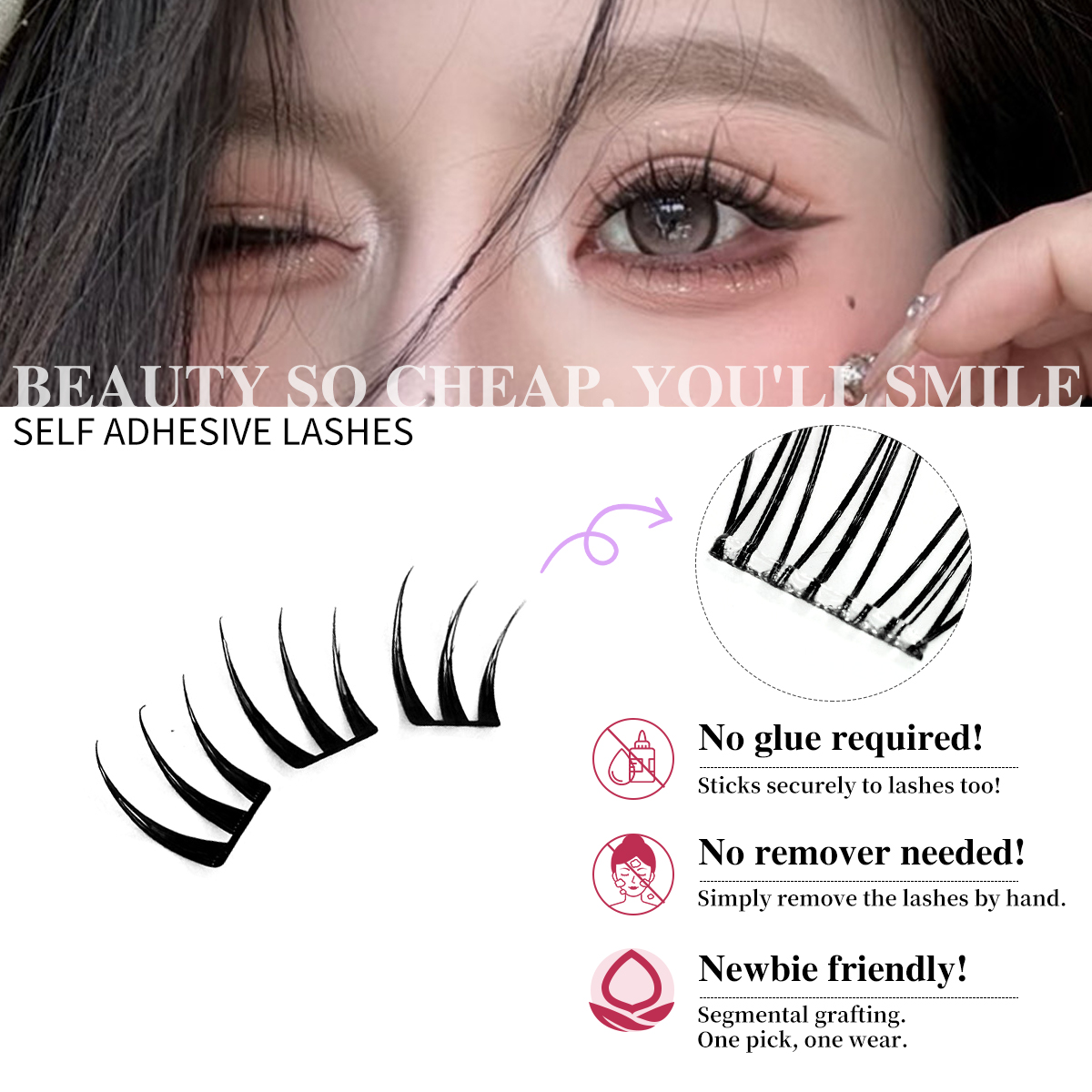 Sztuczne rzęsy w kępach, ultra – Eyelash Extension Menu recenzja i cena
