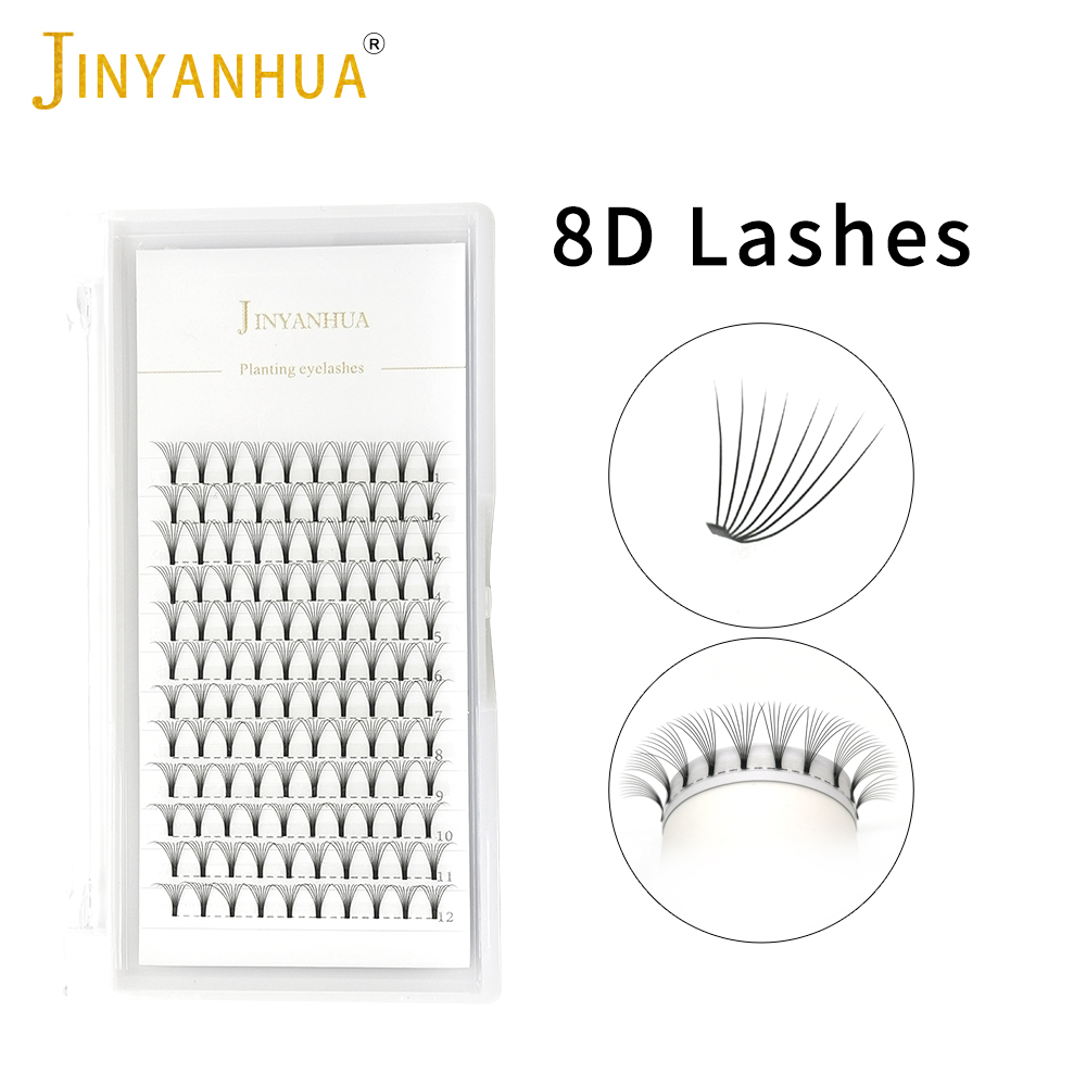 JINYANHUA 8D Fans Eyelash Exte – Eyelash Extension C Curl recenzja i cena
