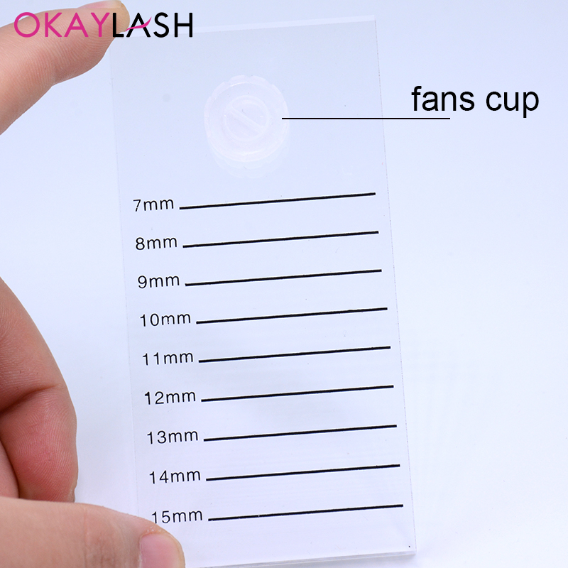 Przezroczysta kryształowa tabl – Eyelash Extension Menu recenzja i cena