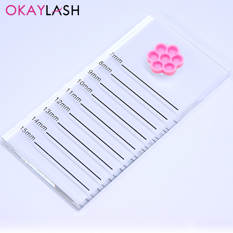 Przezroczysta kryształowa tabl – Eyelash Extension Menu recenzja i cena
