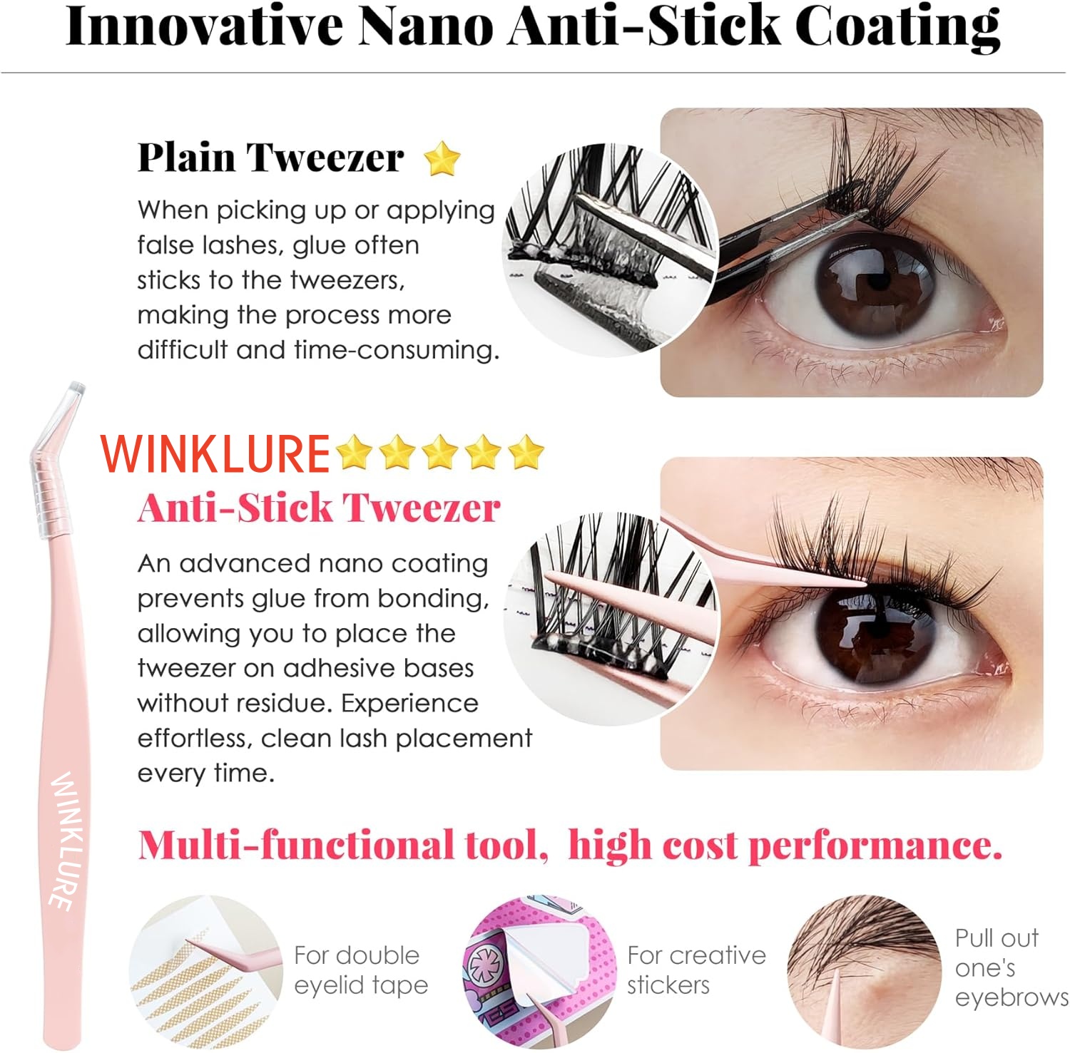 WINKLURE Samoprzylepne kępki s – Eyelash Extension Uv Glue recenzja i cena